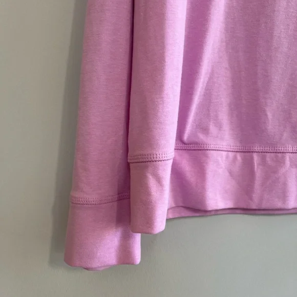 G/FORE 1/4 Zip Luxe Staple Midlayer Golf Pullover in Lilac Light Purple Pink, M - Picture 5 of 9